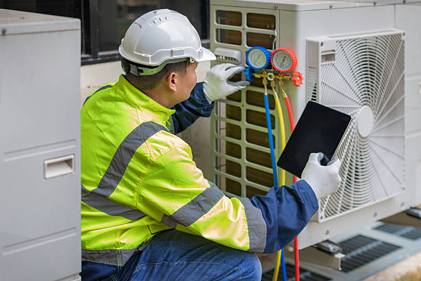 Professional Hvac technician working in Northampton, MA